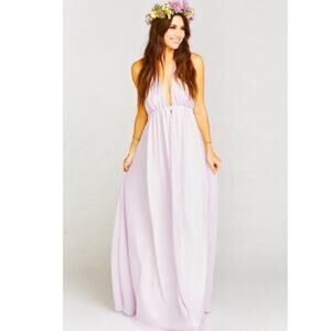 Show Me Your MuMu Lavender Maxi Dress